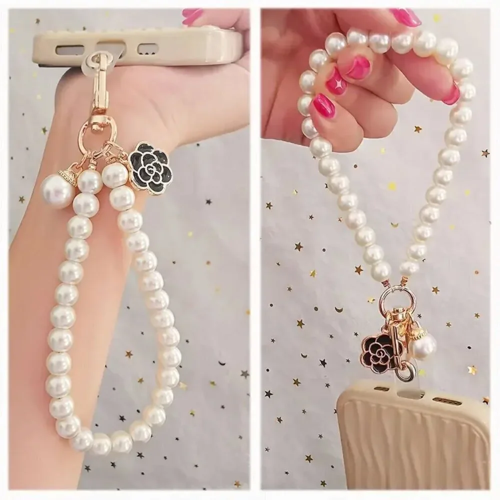 Imitation Pearl Bracelet Mobile Phone Lanyard